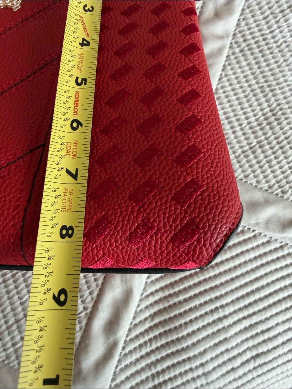 Aimily Cherry Red Women's Structured Handbag with Top Handles